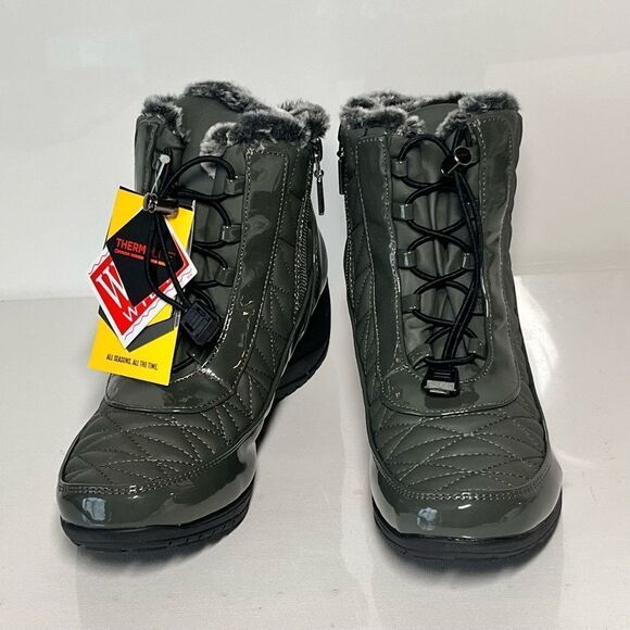 Khombu Molly Waterproof Winter Ankle Snow Boots - Picture 3 of 6